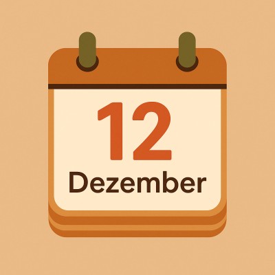 Historischer Kalender – 12. Dezember